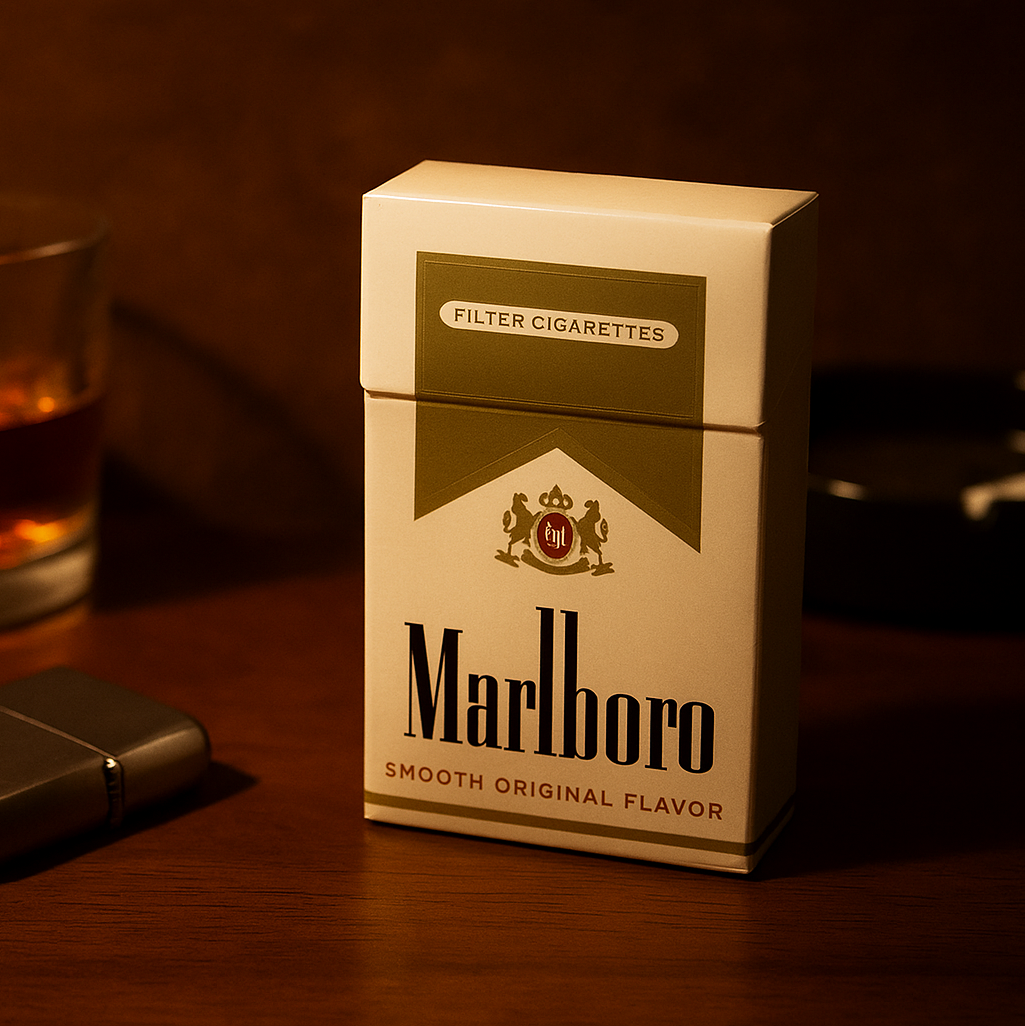 75C92004-36F5-7B7B-5051-B1FE5E8F2FC7-1.png Marlboro (Hard White) Gold American Edition - Image 1